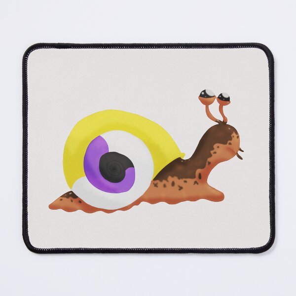 Item preview, Nonbinary Pride Snail Sticker designed and sold by Aki-Mun.