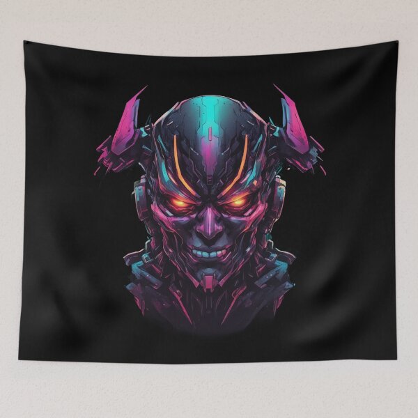 Item preview, Cybernetic Devil Face, Cyberpunk Design designed and sold by Burn-Ego.