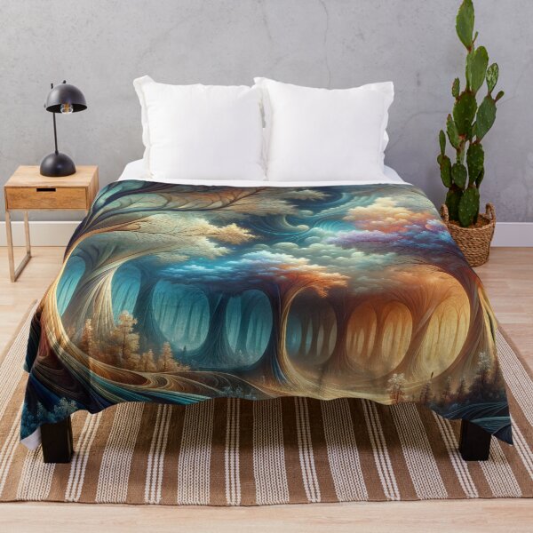 Item preview, Cosmic Canopy: Arboreal Dreamscape Vortex designed and sold by ArtComixHaven.