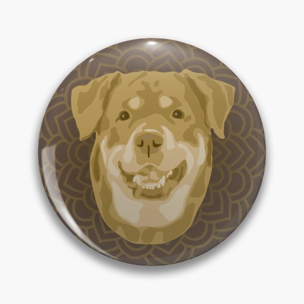 Item preview, Rottweiler Brown Smiling Face "Your are just wonderful" designed and sold by DuFauna.