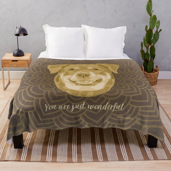 Item preview, Rottweiler Brown Smiling Face "Your are just wonderful" designed and sold by DuFauna.
