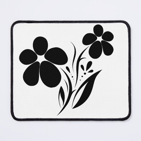 Item preview, Black Flower Design designed and sold by spiralbella.