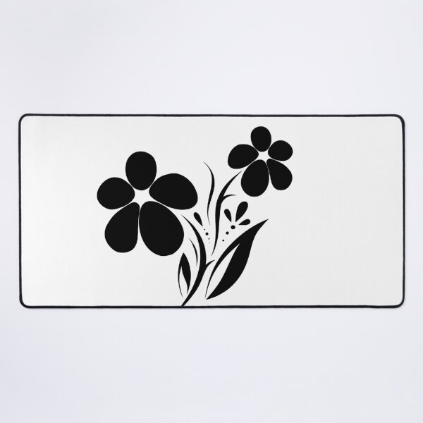 Item preview, Black Flower Design designed and sold by spiralbella.