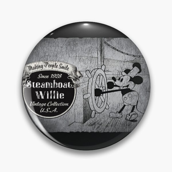 Item preview, Steamboat Willie Vintage Collection Worn designed and sold by Alema Art.