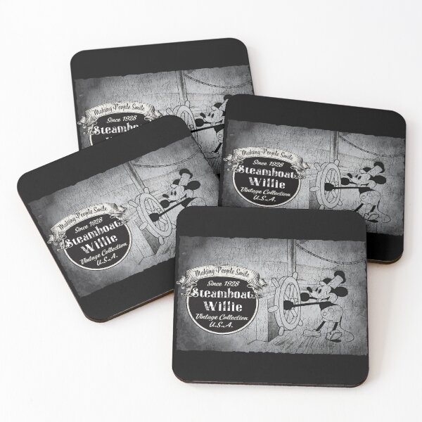 Artikelvorschau, Steamboat Willie Vintage Collection getragen entworfen und verkauft von Alema Art.