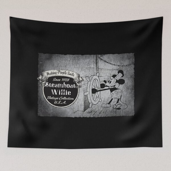 Item preview, Steamboat Willie Vintage Collection Worn designed and sold by Alema Art.