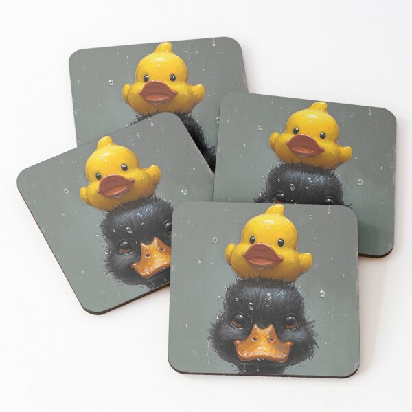 Item preview, Black duck rubber duckie designed and sold by Brendon987.