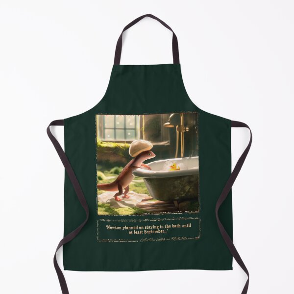 Item preview, (With text) 'Newton planned on staying in the bath until at least September...' designed and sold by ArtSea-Bubble.