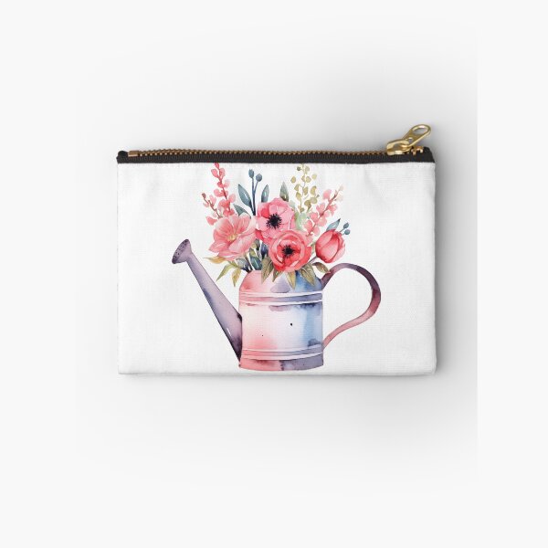 Item preview, watering can with floral designed and sold by PandaKunst.