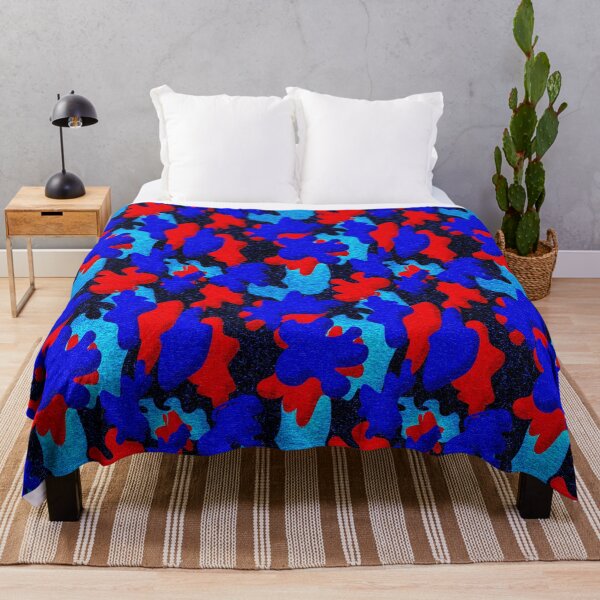 Item preview, Camo Urban Vibrant City 3D Red Blue Pattern designed and sold by SteadyRolling.