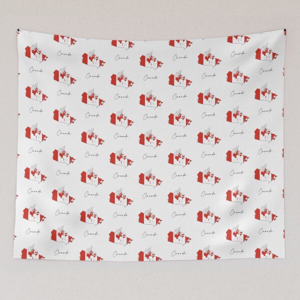 Item preview, Canada Country Map and Flag Ottawa North America designed and sold by dk-design85.