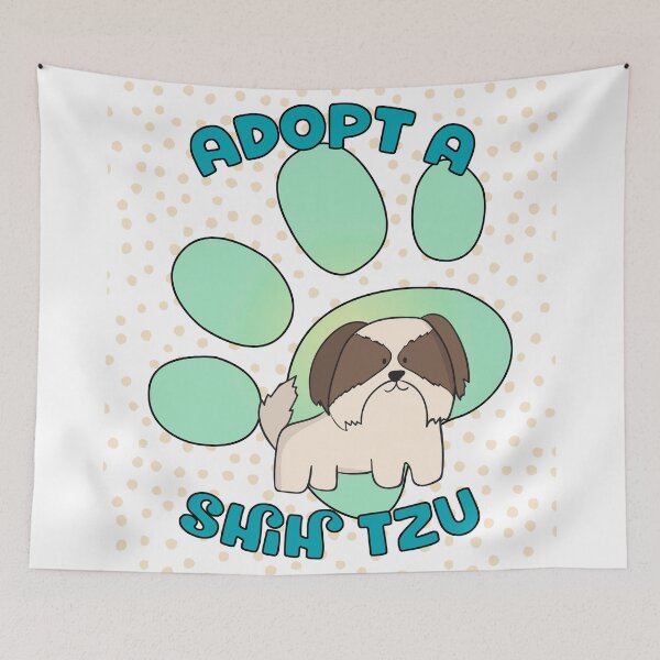 Item preview, Adopt a Shih Tzu Cute Shelter Rescue Dog designed and sold by Glimmersmith.