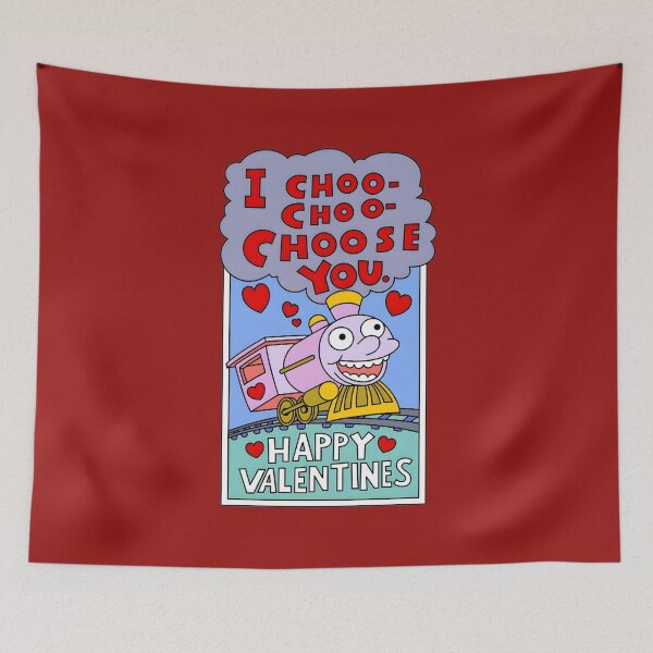 Item preview, valentines | Simpson Inspired | Wall Art Home 90s Decor | HECKINFAROUT  designed and sold by Two Otters Co.