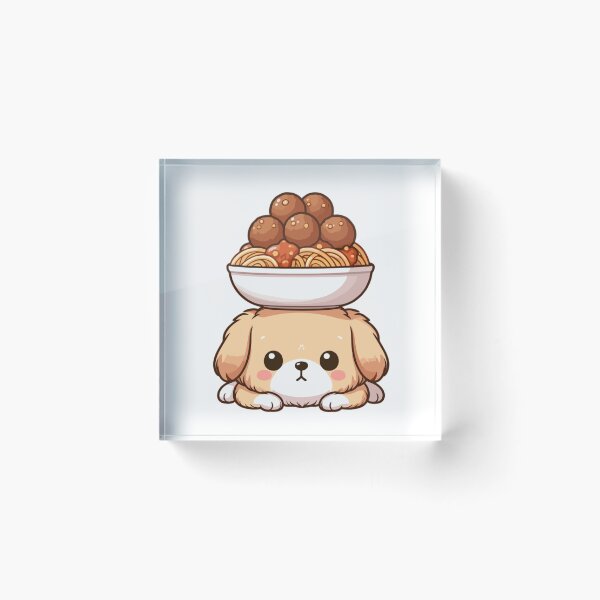 Item preview, Dog With Spaghetti On It’s Head designed and sold by SweetDoodleBug.