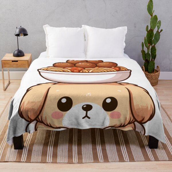 Item preview, Dog With Spaghetti On It’s Head designed and sold by SweetDoodleBug.