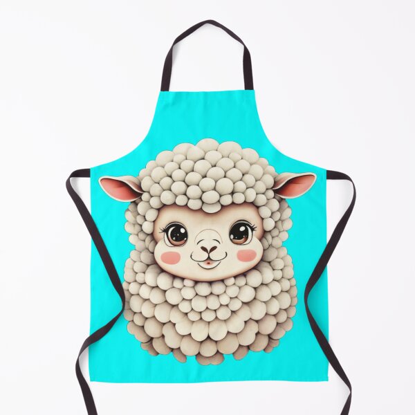Item preview, Happy white sheep designed and sold by SoulOfTrees.
