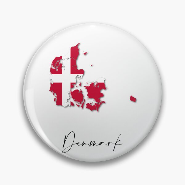 Item preview, Denmark Country Map and Flag Copenhagen Europe designed and sold by dk-design85.