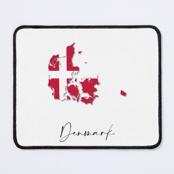 Item preview, Denmark Country Map and Flag Copenhagen Europe designed and sold by dk-design85.