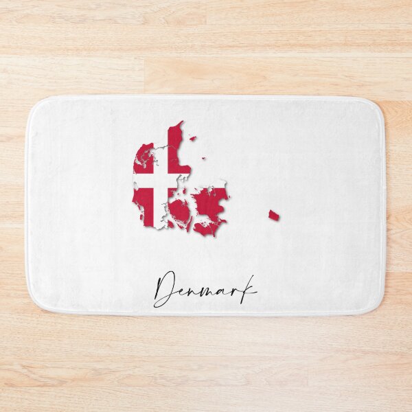 Item preview, Denmark Country Map and Flag Copenhagen Europe designed and sold by dk-design85.