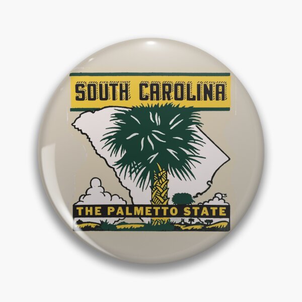 Item preview, Vintage Style South Carolina Palmetto State Decal Design designed and sold by Decal Mania.