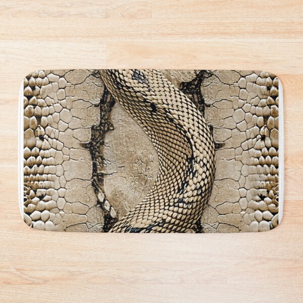 Item preview, Snakeskin Beige Snake Serpent Animal Print Viper Fashion designed and sold by couture-rapture.