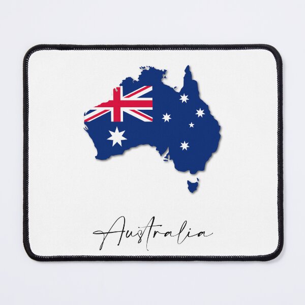 Item preview, Australia Country Map and Flag Canberra Sydney designed and sold by dk-design85.