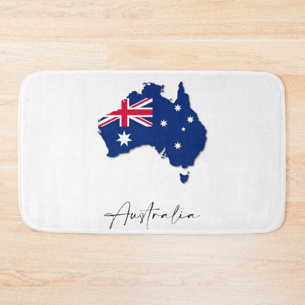 Item preview, Australia Country Map and Flag Canberra Sydney designed and sold by dk-design85.