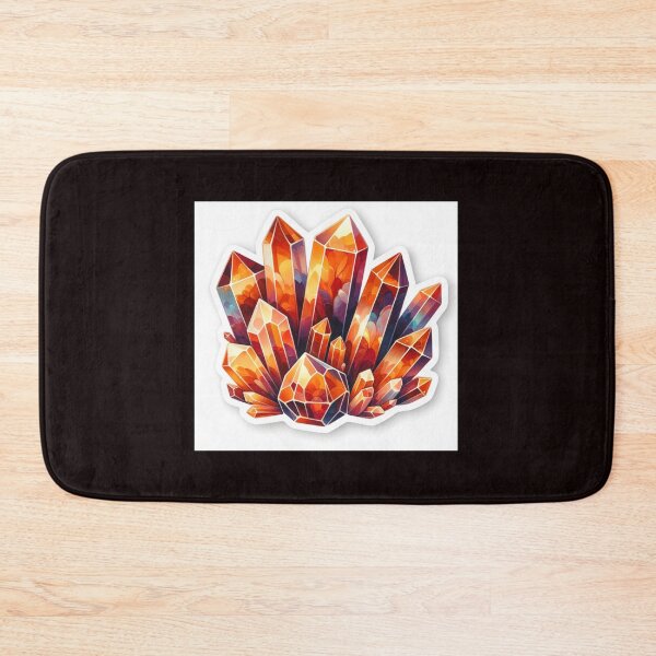 Item preview, Orange Crystal Gemstone Sticker designed and sold by mymagicstoreus.