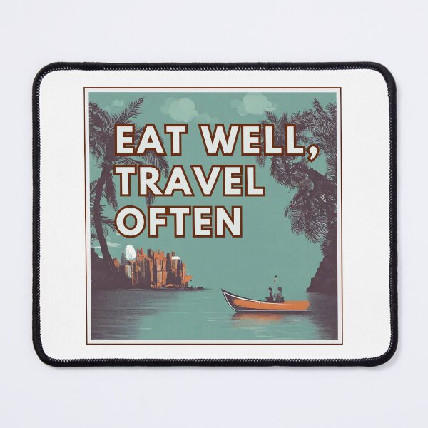 Item preview, Eat well, travel often designed and sold by ZimnyDran.