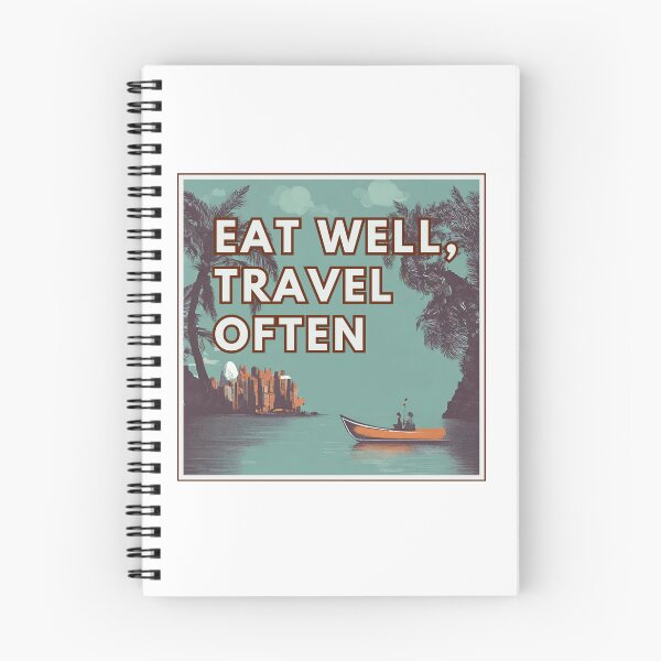 Item preview, Eat well, travel often designed and sold by ZimnyDran.