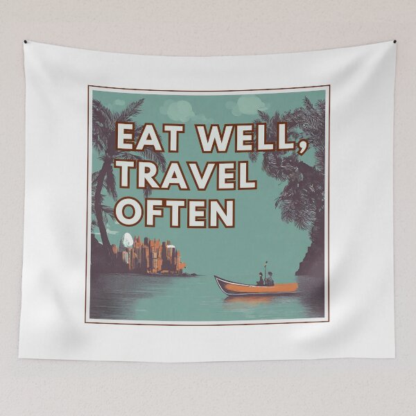 Item preview, Eat well, travel often designed and sold by ZimnyDran.