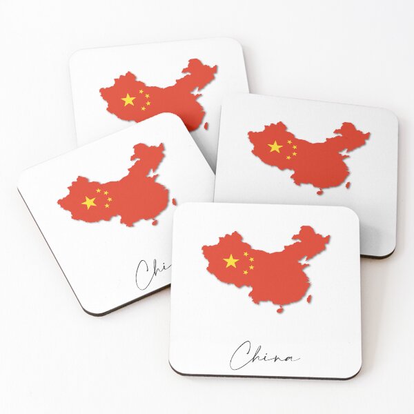 Item preview, China Country Map and Flag Beijing Asia designed and sold by dk-design85.