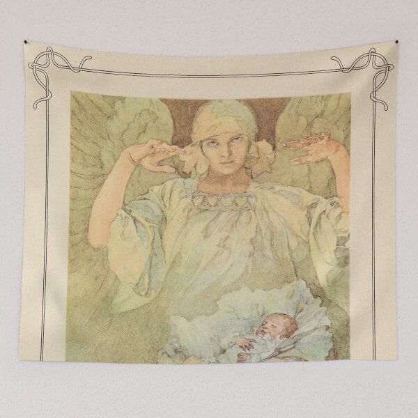 Item preview, Caring mothers, motherhood pamphlet (1934), by Alphonse Mucha. HIGH DEFINITION designed and sold by MINDTHECHERRY.