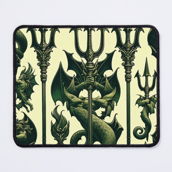 Item preview, Emerald Enchantment: Sea Dragons and Trident designed and sold by EnricoGimenez.