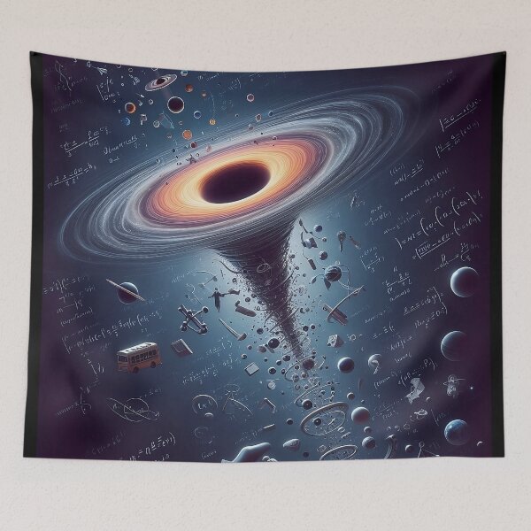 Item preview, Mathematical Cosmic black hole designed and sold by AI-ArtOfScience.