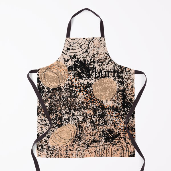 Aperçu de l'œuvre Maximalisme de texture grunge noir et pêche créée et vendue par humnoo.