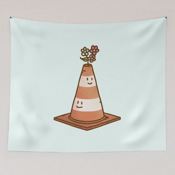 Item preview, Traffic cone drawing designed and sold by OrangesAndFun.