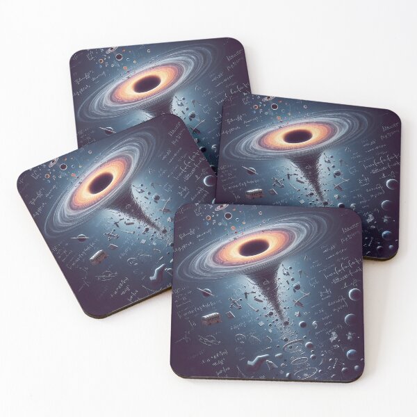 Item preview, Mathematical Cosmic black hole designed and sold by AI-ArtOfScience.