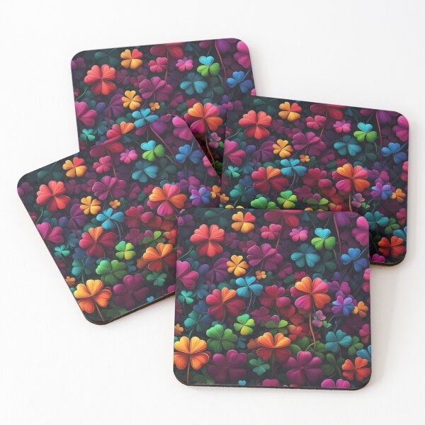 Item preview, Abstract Colorful Clover Pattern designed and sold by calibrit.