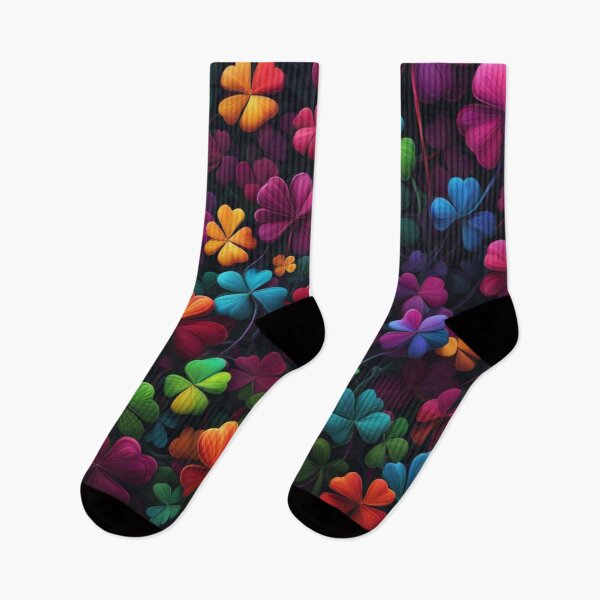Item preview, Abstract Colorful Clover Pattern designed and sold by calibrit.