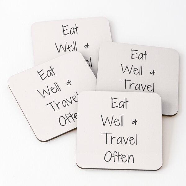 Item preview, Eat Well & Travel Often designed and sold by asbno19.