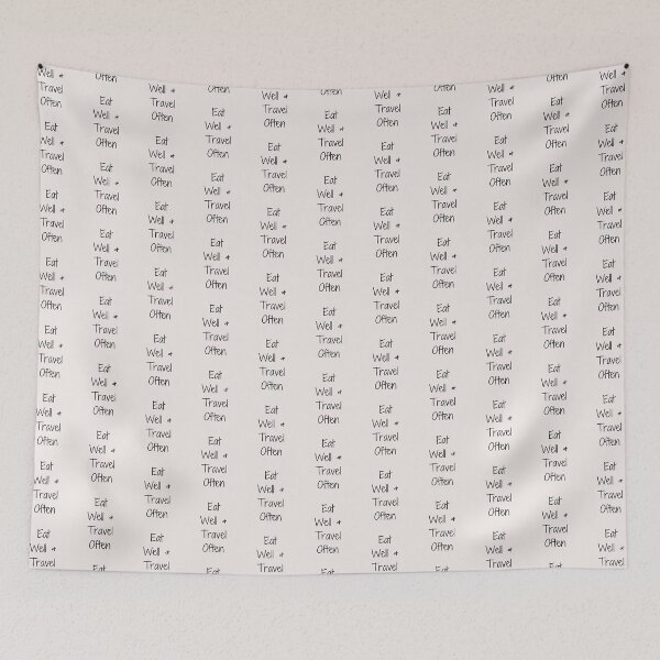 Item preview, Eat Well & Travel Often designed and sold by asbno19.