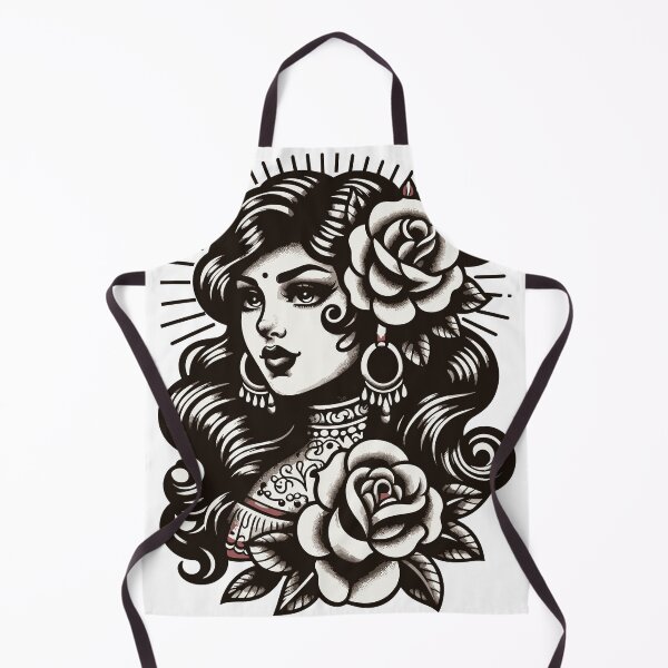 Item preview, Gypsy Girl Tattoo Boho Style designed and sold by Roger-C.