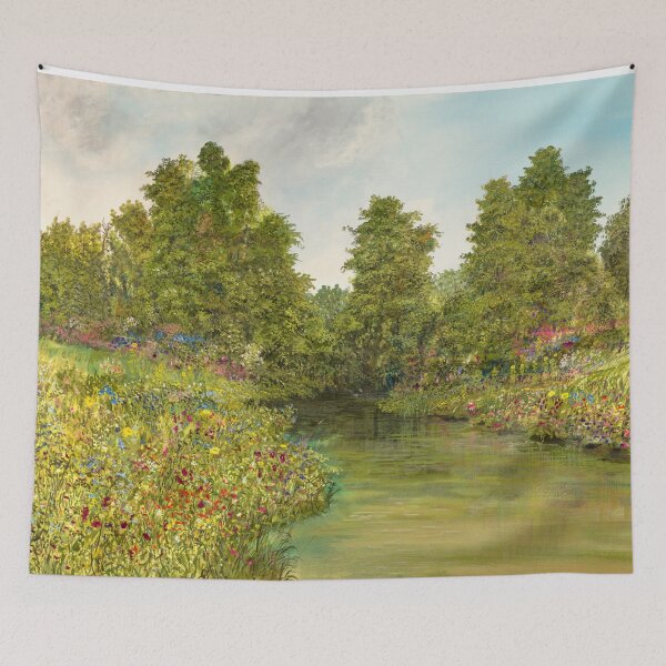 Item preview, Park visit - garden with stream, park designed and sold by art paintings.