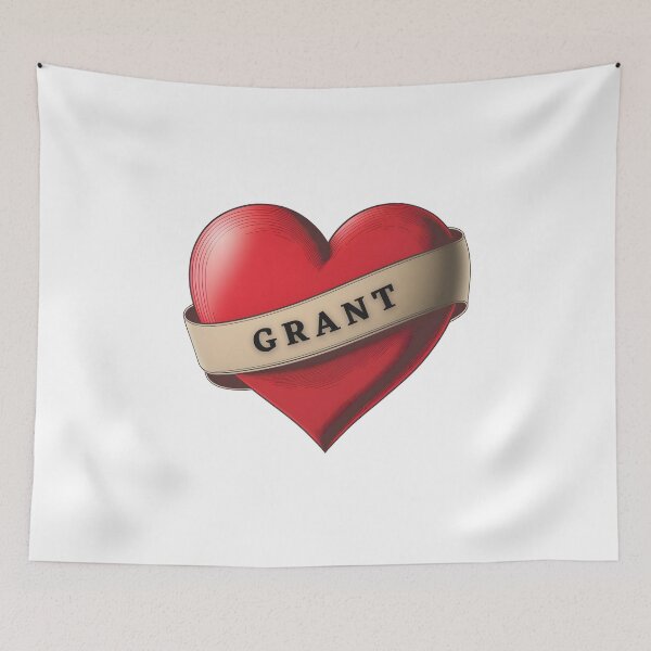 Item preview, Grant - Lovely Red Heart With a Ribbon designed and sold by Allifreyr.
