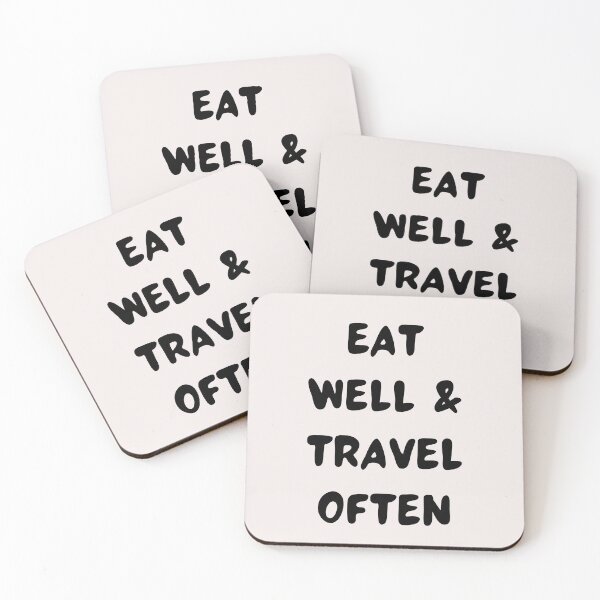 Item preview, Eat Well & Travel Often designed and sold by asbno19.