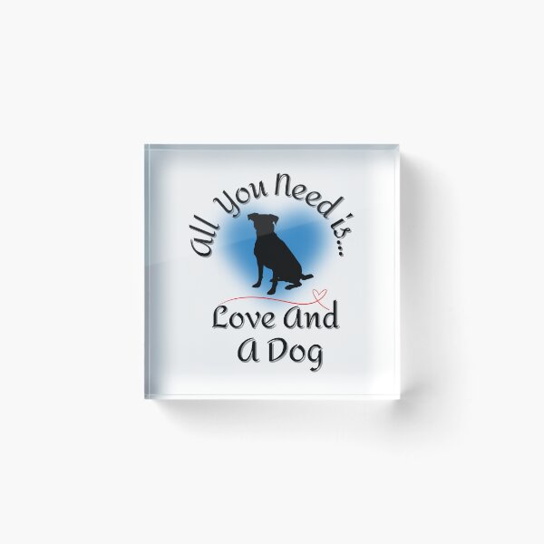 Item preview, All You Need Is...  Love And A Dog " Doggy Love " T-Shirts designed and sold by Wabi-SabiStudio.