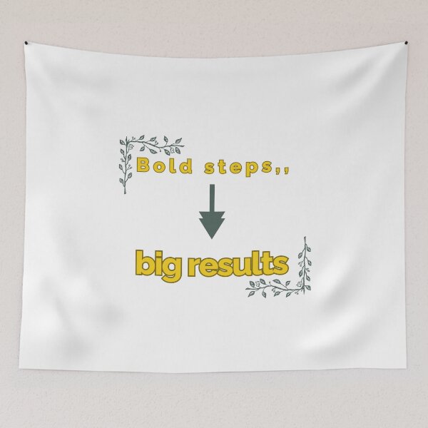 Item preview, Bold steps, big results T-shirt designed and sold by MTM14.