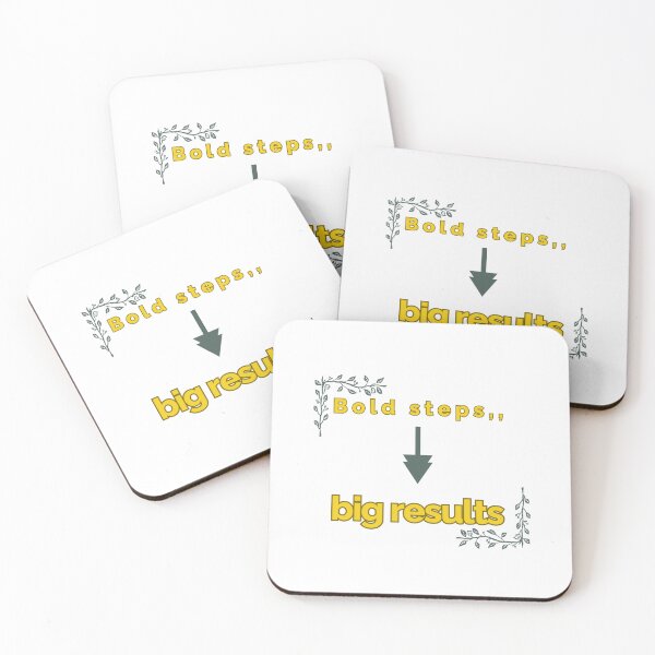 Item preview, Bold steps, big results T-shirt designed and sold by MTM14.