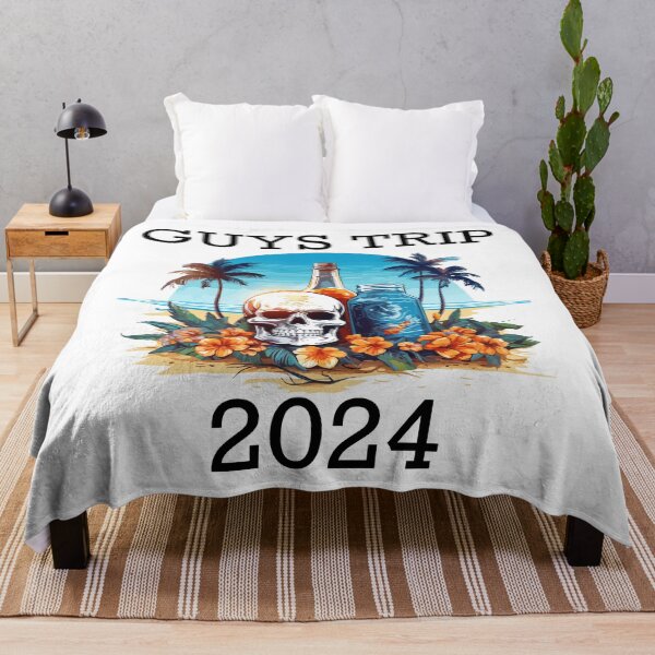 Item preview, Tropical Vacation - Guys Trip 2024 (Black Lettering) designed and sold by VelvetRoom.